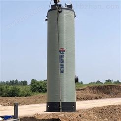 四川一体化预制泵站型号玻璃钢污水泵站定制