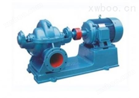 SA型单级双吸中开式离心泵_工业用大流量离心泵