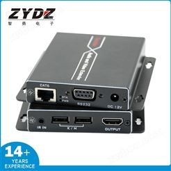 智勇4K高清HDMI KVM单网线延长器100米带键鼠网络传输户外