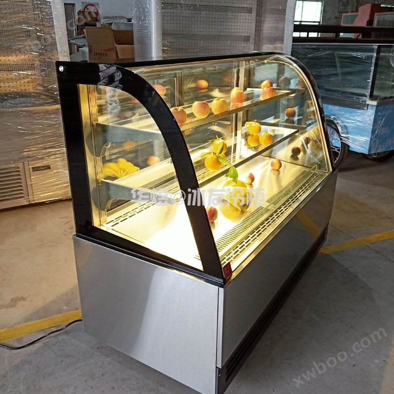 弧形蛋糕柜水果饮料冷藏展示柜西点甜品保鲜柜(图6)