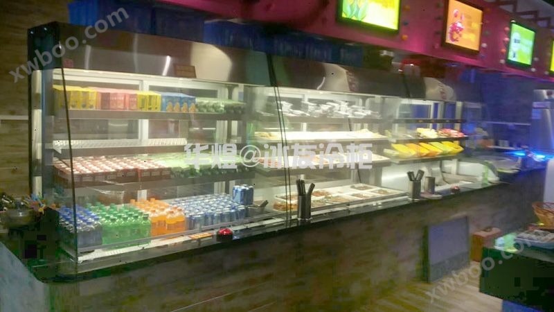 立式点菜柜饮料酒水、凉菜、水果蔬菜冷藏展示柜开放式冷柜(图4)