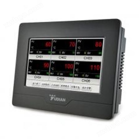 YUDIAN宇电 AI-3759P带50段程序段可编程触摸屏操作记录型温控器调节器 AI-3759PK5(可控硅输出)