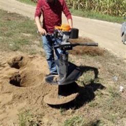 家庭用二冲程挖坑机 小型挖坑机价格 苗圃种植挖坑机