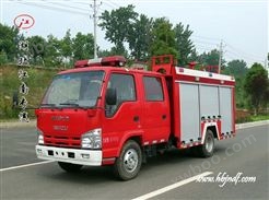 五十铃100P 2.5吨水罐消防车参数配置图片价格