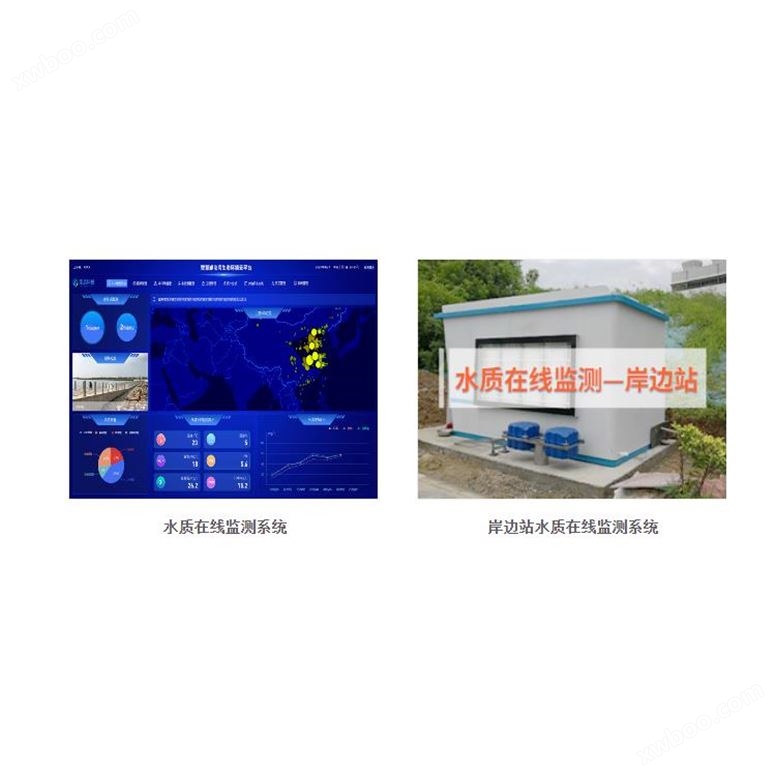 亳州岸边水质在线监测站 浮船式水质自动监测站