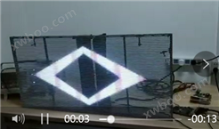 单个透明广告屏LED显示屏视频效果，尺寸1000*500参数，介绍，安装方案，合肥价格