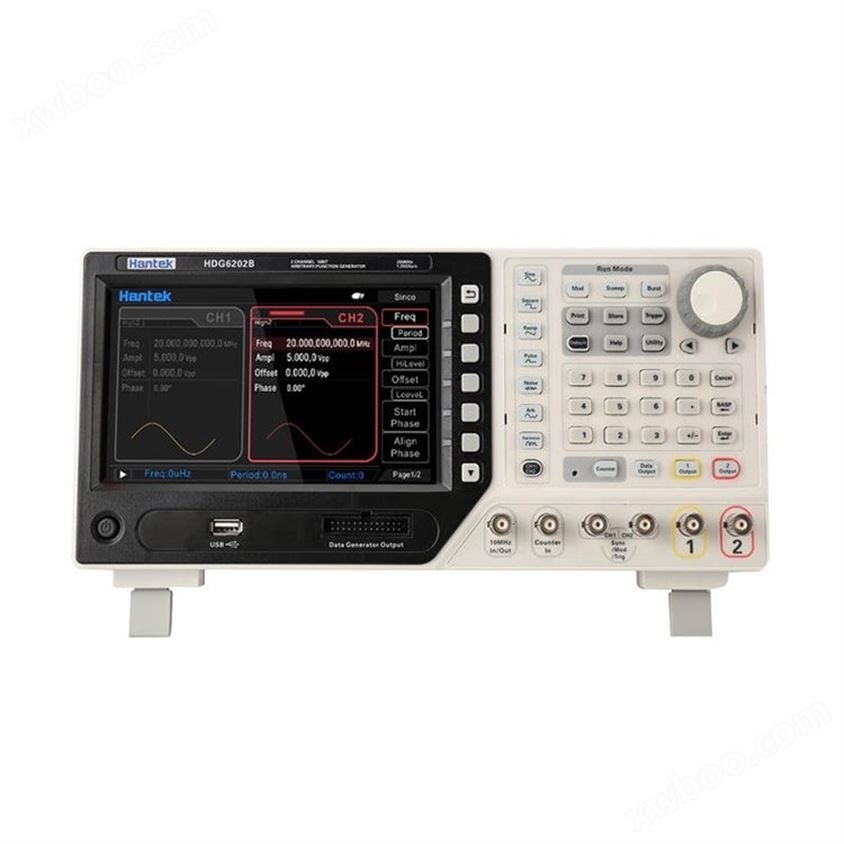 青岛汉泰函数发生器 7位数频率计 HDG6202B脉冲信号发生器