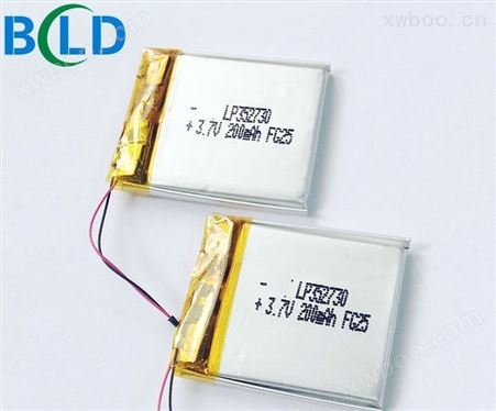 智能家具聚合物充电锂电池BCLD302730/220ma
