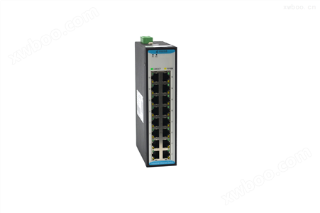 Carat10-D16TX-D2C 卡轨式非网管工业以太网交换机