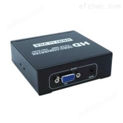 CH2V 视频转换器 HDMI to R/L音频+VGA 转换盒 支持OSD菜单
